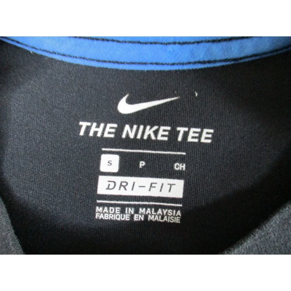 Nike T-Shirt Mens Small Black‎ Short Sleeve Tee Just Do It Dri Fit Basketball